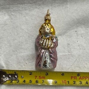 Vintage Angel Ornament with Harp